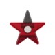 Recycled PS Star Shape Magnetic Memo Clip