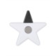 Recycled PS Star Shape Magnetic Memo Clip