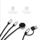 Velora 3-in-1 Charging Cable with Apple & Samsung Watch Charging