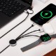Velora 3-in-1 Charging Cable with Apple & Samsung Watch Charging