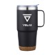 Akira Travel Mug with Cork Bottom, 24oz.
