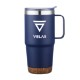 Akira Travel Mug with Cork Bottom, 24oz.