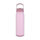 Stainless Steel Vacuum Bottle with Easy Carry Handle and Dual Use Lid, 24 oz.