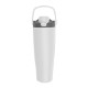 Stainless Steel Travel Mug with Handle and Straw, 40 oz.
