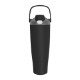 Stainless Steel Travel Mug with Handle and Straw, 40 oz.