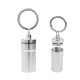 Aluminum Pill Holder Key Chain