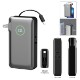 Phonesuit® Journey AC All-in-One Portable Battery Pack & Wall Adapter, 10000mAh