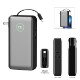 Phonesuit® Journey AC All-in-One Portable Battery Pack & Wall Adapter, 20000mAh