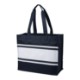 Varsity Recycled Poly Box Tote