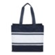 Varsity Recycled Poly Box Tote
