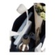 Cotton Shopper Tote w/ Contrast Handles