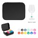 Silicone Wine Glass Markers in Recycled Case