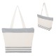 Marlo 10 oz. Recycled Cotton Zippered Tote Bag