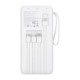 Fast Charging PD Power Bank with Built-In Cables, 20000mAh - Direct Import