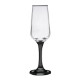 Toscana Champagne Glass with Color Bottom, 6.5 oz.