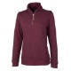 Charles River® Hudson Cotton/Poly 1/4-Zip Ladies' Pullover