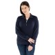 Charles River® Crosswind Cotton/Poly Quarter Zip Ladies' Sweatshirt
