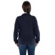 Charles River® Crosswind Cotton/Poly Quarter Zip Ladies' Sweatshirt