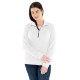 Charles River® Crosswind Cotton/Poly Quarter Zip Ladies' Sweatshirt