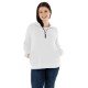 Charles River® Crosswind Cotton/Poly Quarter Zip Ladies' Sweatshirt