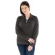 Charles River® Crosswind Cotton/Poly Quarter Zip Ladies' Sweatshirt