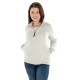 Charles River® Crosswind Cotton/Poly Quarter Zip Ladies' Sweatshirt