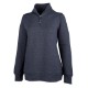 Charles River® Crosswind Cotton/Poly Quarter Zip Ladies' Sweatshirt