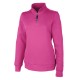 Charles River® Crosswind Cotton/Poly Quarter Zip Ladies' Sweatshirt
