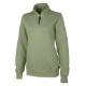 Charles River® Crosswind Cotton/Poly Quarter Zip Ladies' Sweatshirt