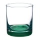Aristocrat ARC Whiskey Rocks Glass with Color Bottom, 10.5 oz.