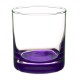 Aristocrat ARC Whiskey Rocks Glass with Color Bottom, 10.5 oz.