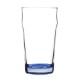 Porter Nonic Beer Glass with Color Bottom, 16 oz.