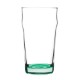 Porter Nonic Beer Glass with Color Bottom, 16 oz.