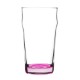 Porter Nonic Beer Glass with Color Bottom, 16 oz.