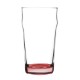 Porter Nonic Beer Glass with Color Bottom, 16 oz.