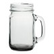 Mason Jars with Handles & Color Bottom, 16 oz.