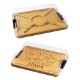 Rectangle Flip Serve & Store Board with State Engraving