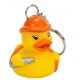 Fireman Rubber Duck Key Chain
