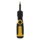Edmund 3-Position Screwdriver Tool with 12 Magnetic Bits