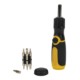 Edmund 3-Position Screwdriver Tool with 12 Magnetic Bits