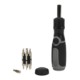 Edmund 3-Position Screwdriver Tool with 12 Magnetic Bits