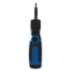 Edmund 3-Position Screwdriver Tool with 12 Magnetic Bits