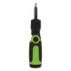 Edmund 3-Position Screwdriver Tool with 12 Magnetic Bits