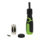 Edmund 3-Position Screwdriver Tool with 12 Magnetic Bits
