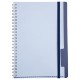 Arcadia Soft Spiral Notebook w/ Front Pocket, 6" x 8-1/4"