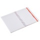 Arcadia Soft Spiral Notebook w/ Front Pocket, 6" x 8-1/4"