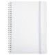Arcadia Soft Spiral Notebook w/ Front Pocket, 6" x 8-1/4"