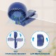 Purl High Speed Rotatable Handheld Fan w/ Clip