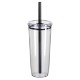 Norris Recycled Acrylic Straw Tumbler, 20oz.