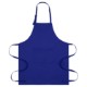 Adjustable Poly Cotton Twill Bib Apron With Two Pocket - Direct Import
